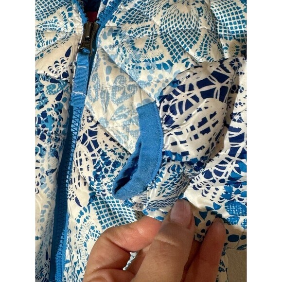 Snozu 18m Jacket Down Fill FauxFur Puffer Hooded Zip Up Fleece with matching hat - Picture 3 of 8